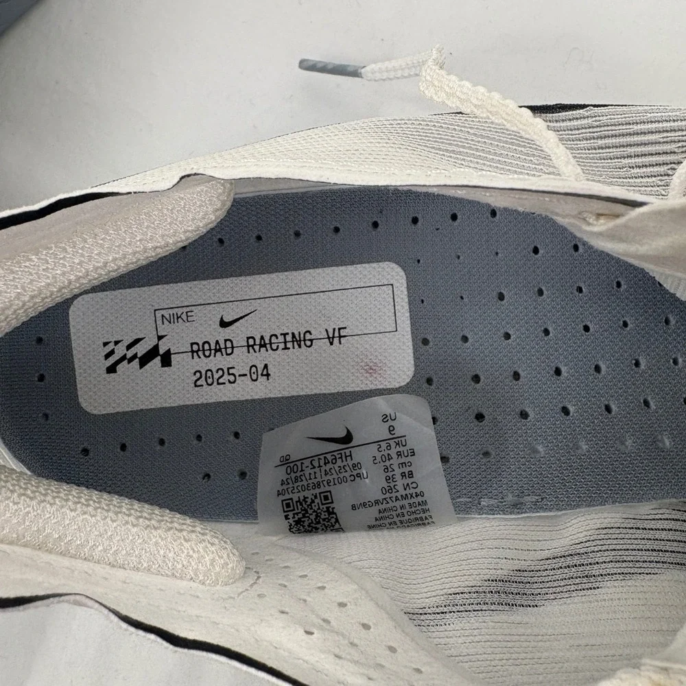 Nike ZoomX Vaporfly NEXT% 4 Road‎ Racing Sneakers White/Gridiron HF6412-100 W 9